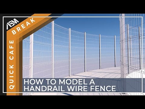 How to model a Handrail Wire Fence in ARCHICAD