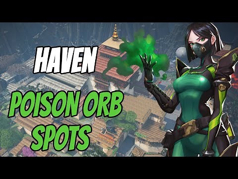 Viper poison orb lineups - Haven | Valorant