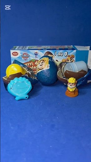 ASMR Ovetti Bicolore 🟤⚪ con Sorpresa 🎁 Paw Patrol 🐶 #asmr #pawpatrol #sorpresa #shorts