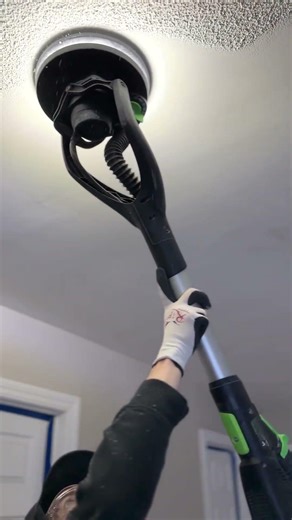 Popcorn ceiling removal with the Festool Planex 2.0