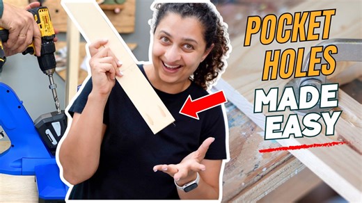 Learn the basics of pocket holes! | The DIY Life with Anika