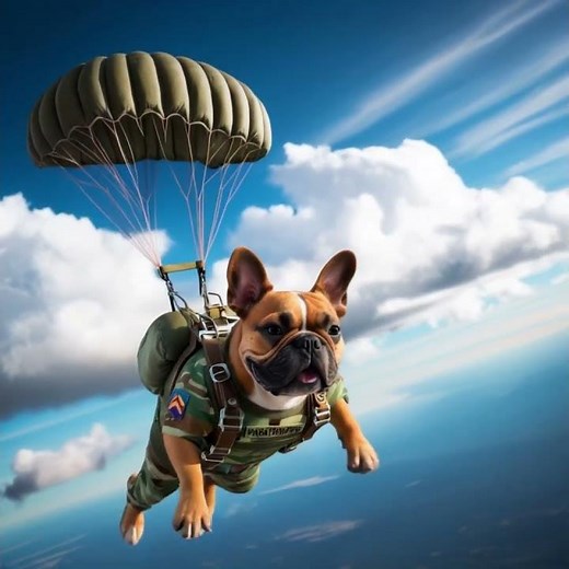 Skydiving Dog: The Ultimate Parachute Adventure!