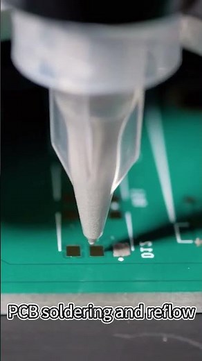 PCB soldering and reflow #pcb #pcba #machine #pcb