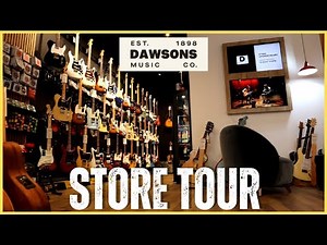 Dawsons Guitar Shop Tour