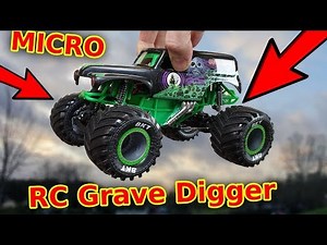Build the WORLD'S BEST Tiny RC Grave Digger RC Monster Truck Car