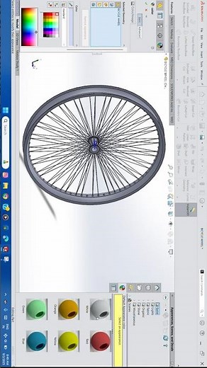 Beginner's Guide to Modeling a Cycle Wheel in SOLIDWORKS | How to Create Wheel in SOLIDWORK | #cad