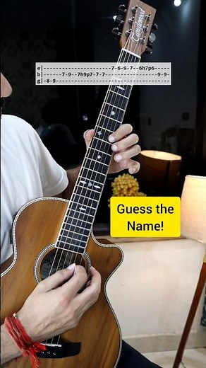 Most Romantic Guitar Tune for ur Love ❤️ - Easy Tabs - #shorts #terenaam