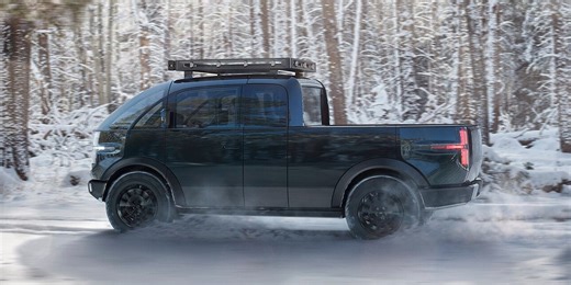 Automotive Startup Canoo Debuts a Snub-Nosed Electric Pickup