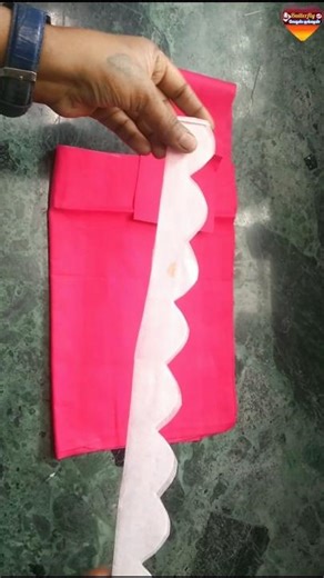 how to do scallop design cutting without using a scallop scale✅️✂️