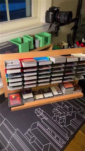 The ultimate card sorting station for any tcg #tcg #mtg #pokemon #magicthegathering