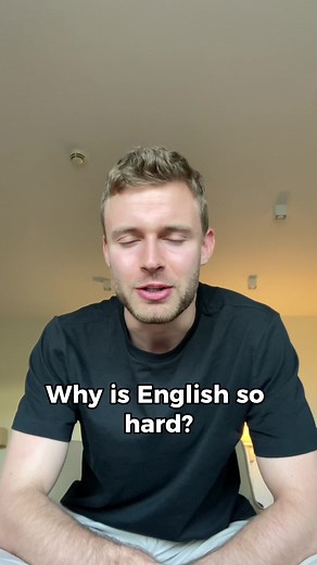 Why is English so hard? #fluentenglish #learnenglishonline #inglés #учитьанглийский #学英语 #अंग्रेजीसीखिये #ingilizceöğren #aprenderinglês #영어를배우다 #英語を習う #nativeenglishteacher #dailyenglish #anglaisfacile #studyenglishonline #تعلمالإنجليزية #inglese