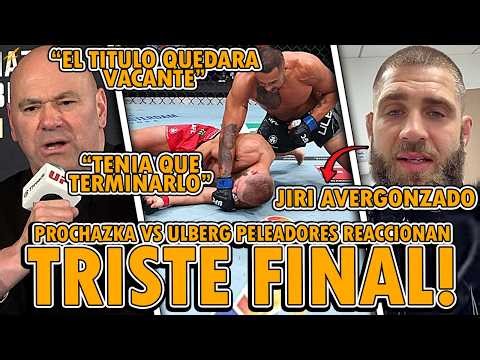 UFC 327: PELEADORES REACCIONAN al BRUTAL NOCAUT de JIRI PROCHAZKA vs CARLOS ULBERG