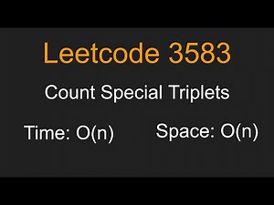 Count Special Triplets - Leetcode 3583 - Python