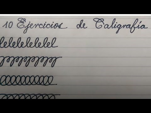 10 Calligraphy exercises