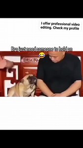 332K views · 9.1K reactions | Bro needed someone to hold onto 藍藍 I m a professional video editor with 7+ years of experience in any type of video editing. with my expertise and client-focused approach, your complete satisfaction is my ultimate goal. #funny #hilarious #lol #haha #comedy #memes #jokes #witty #sarcastic #funnymoments #laugh #humor #trolling #roasting #punny #dadjokes #cringe #slapstick #dryhumor #absurdhumor #dadhumor #antihumor #darkhumor | Mematic | Facebook