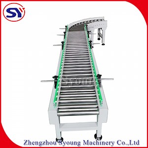 [Hot Item] Portable Manual Gravity Roller Conveyor with Worktable