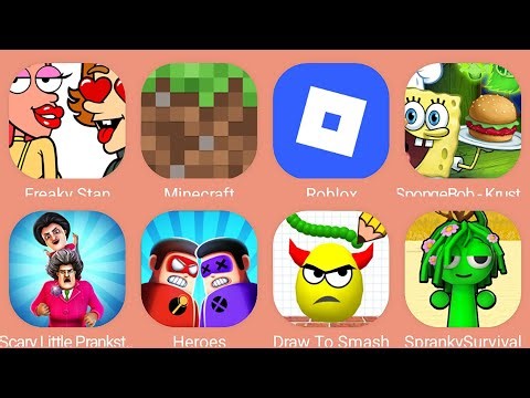 Gramic Monster Scary survival,Kick The Buddy,Minecraft,Emoji Puzzle,Survival Story,Bowmasters,HCR 2
