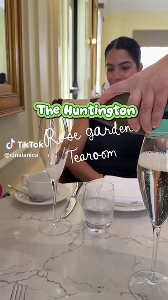 After a visit to all the beautiful gardens, we had to do some tea time at the Huntington Rose Garden tearoom. They accept walk-ins but I would definitely make reservations if you know in advance when you’ll be going #thehuntingtonlibrary #rosegardentearoom #teatime #sanmarino