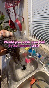 24K views · 162 reactions | Would you wash your hair in the kitchen sink? | Holics Beauty | Facebook