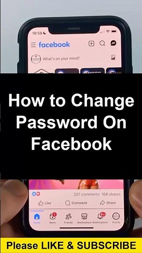 How to Change Password On Facebook - iPhone & Android