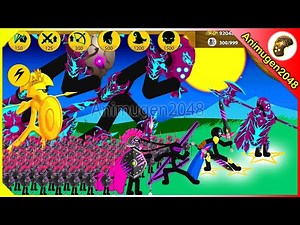 NEW XIPHOS NINJA CYPERPUNKS GRIFFON VS FINAL BOSS Stick Figure | Stick War Legacy Mod | Animugen2048