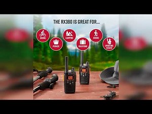 Review: Cobra RX380 Walkie Talkies (2-Pack) – Weather Resistant Two Way Radios Long Range, 40 ...