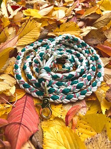 Handmade Paracord Dog Leash – 2 M Long, 3-way Adjustable, Robust & Stylish for Walking and Training - Etsy