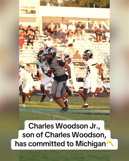 Charles Woodson Jr. Commits to Michigan Wolverines