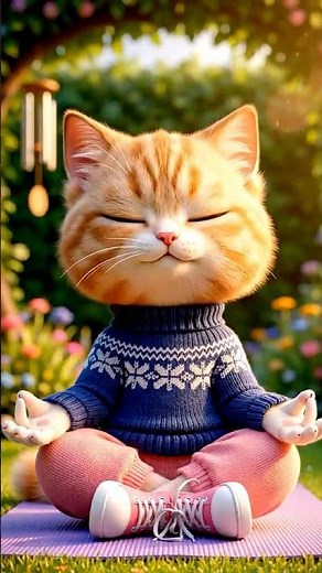 Mittens Learns Yoga Adorable Kitten's First Gentle Stretching Adventure!