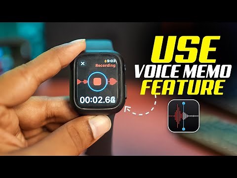 How to Use Voice Memo Feature on Apple Watch | Record & Manage Voice Memos Easily