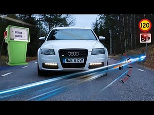 Audi S6 Fuel Economy Challenge ⛽ (ENG subtitles)