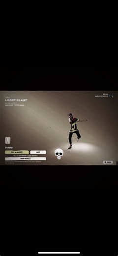 Lazer Blast emote returns after 1509 days??☠️ #fortnite #fortniteskins #fortniteitemshop #lazerblast #fortniteemotes #fortniterareemotes #skullface #fyp #CapCut