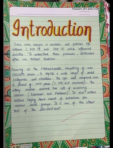 Kinship caste and class project file class 12 #project #class12 #file #handmade