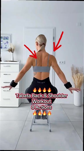🔥 TABATA SEATED UPPER BODY WORKOUT 🔥 Seated Tabata • 20s ON / 10s OFF by @emmaleni_fit_2016 💪 Bereit für ein intensives sitzendes Tabata-Workout für den Oberkörper mit Gewichtsmanschetten an den Armen, das Schultern & Rücken gezielt fordert – ohne Springen, ohne Stehen, dafür mit maximaler Muskelspannung gemeinsam mit der EmmaLeniFit-Community 👊🧘‍♀️ Kurze Intervalle, konstante Spannung und volle Kontrolle. ⏱️ 20 Sekunden Arbeit / 10 Sekunden Pause 📌 Instagram: 6 Übungen 📌 Im Abo: alle 8 Ü