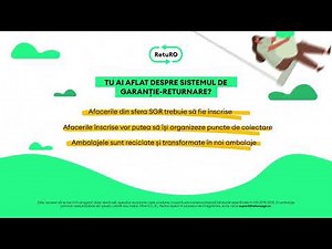 RetuRO – Înregistrează-te în Sistemul Garanție-Returnare