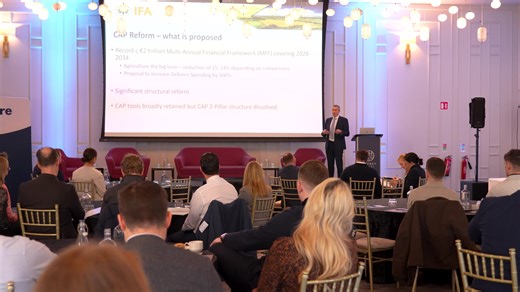 A look back at Agri Aware’s Food For Thought Industry Briefing. We heard valuable insights from leading voices across the agri-food sector, including Tadhg Buckley (IFA), Kevin Maher (IBEC), Ksenija Simovic (COPA-COGECA), and Phelim O’Neill (Irish Farmers Journal). Speakers shared expert perspectives on key issues shaping the agricultural landscape, including Mercosur, the Nitrates Directive, and the CAP. The event also provided a valuable opportunity for our patrons to network, exchange ideas, 