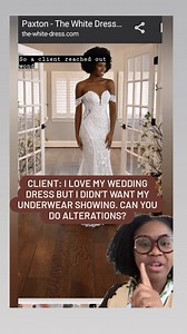 77K views · 4.3K reactions | Oldie but goodie. Wedding dress alterations. | Monde's Threads | Facebook
