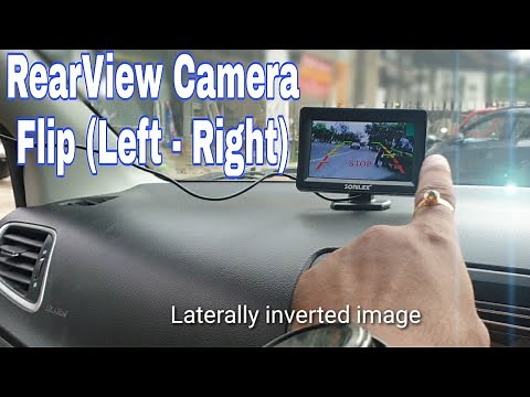 Rear view camera image Flip(left/right)| Laterally inverted | How to reverse image of the car camera