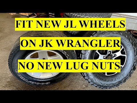 Jeep Wrangler JK to JL Wheels Upgrade - No New Lug Nuts Needed