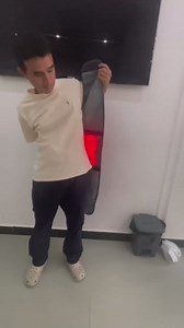 Lower Back Massager Waist Belt - Red Light Therapy, 3 Heating & Vibration Levels, Touchscreen Control, Adjustable Size, Multi-Use Heating Pad for Back/Stomach/Neck Pain Relief, Heated Back Brace