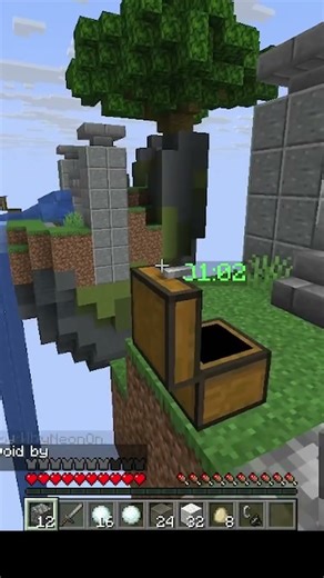 minecraft my first gameplay at skyblock #viral #gamer #minecraft #gameplay #trending #tweening