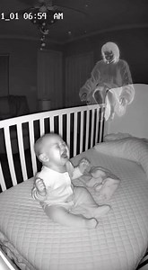 A disembodied hand emerges through the crib bars #Disembodied #ParanormalMoment #GhostHand #CursedVideo #UnsettlingScene | Americana Adventures