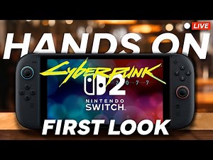 Nintendo Switch 2 Cyberpunk 2077 HANDS ON - Exclusive Gameplay (docked and handheld)