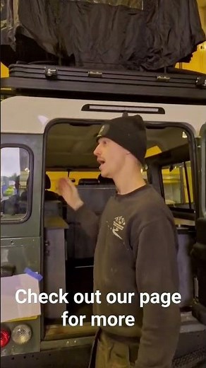 land rover defender camper conversion