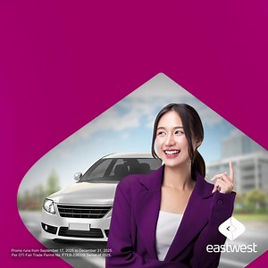 Ready for a new ride? Check out these 3 reasons to get a head start with EastWest: FREE 1-Year Comprehensive Insurance: We'll help lighten your upfront costs. Discounted Chattel Mortgage Fee: Save more on your journey to ownership. Easy and Convenient Application Process: No long waits or complicated paperwork. Let EastWest help you go further. Apply now: https://www.eastwestbanker.com/.../free-first-year DTI Fair Trade Permit No. FTEB-236339, Series of 2025. | EastWest Bank