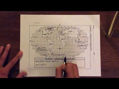 Absolute Location - Latitude and Longitudes Demonstration