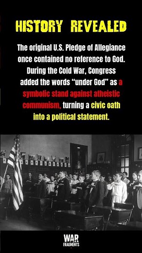 The U.S. Pledge of Allegiance Changed During the Cold War—“Under God” Wasn’t Original