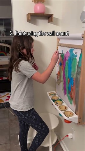 From Sensory Table to Wall in a Snap – Guidecraft Sensory System Easel #kidsartactivities