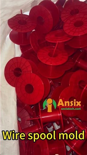Wire spool mold #ansix #injection #factory