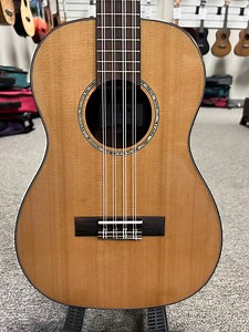 KALA KA-SCAC-B8 Solid Cedar Top/Acacia 8 String Baritone Ukulele